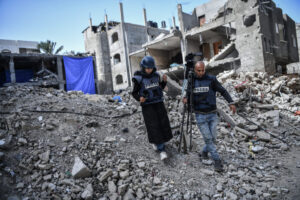 Periodismo en Gaza