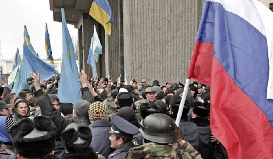 Manifestación en Ucrania