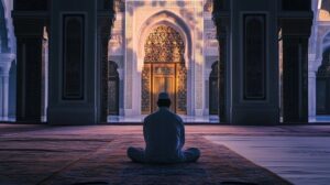 Convivencia religiosa en Jerusalén: hombre rezando